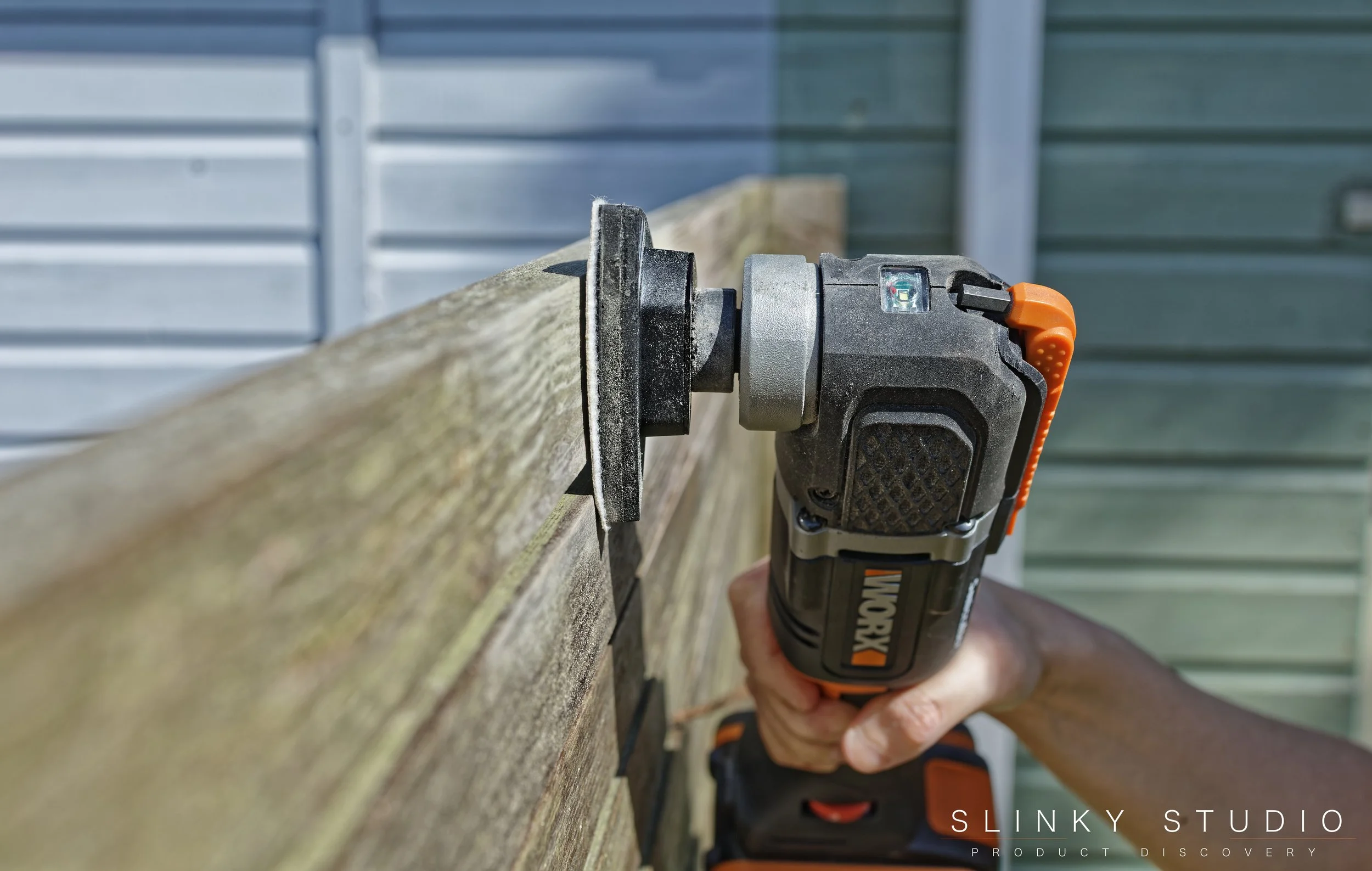 WORX PowerShare WX696.9 Sonicrafter Oscillating Multi Tool Review Slinky Studio